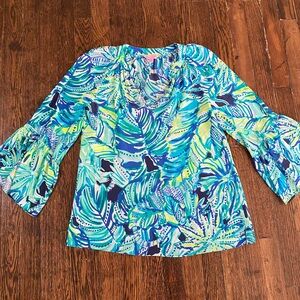 Lilly Pulitzer Silk top Size XS